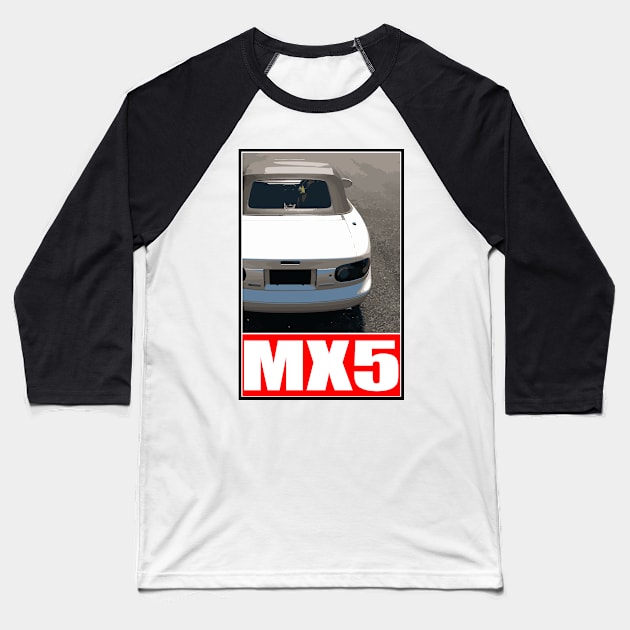 Mx5 Baseball T-Shirt by 5thmonkey